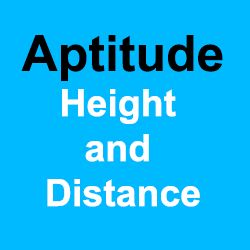 Aptitude @ Freshers.in Height and Distance